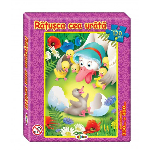 Puzzle Rățușca cea urâtă 120ps.