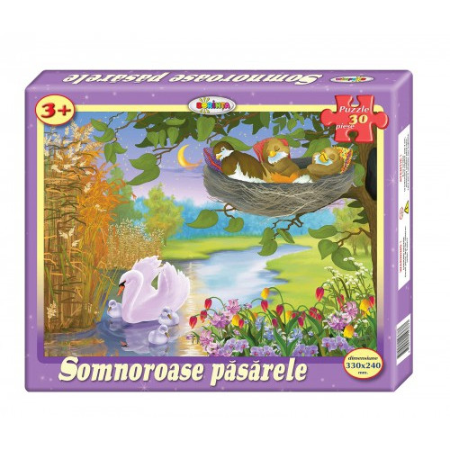 Puzzle Somnoroase păsărele 30ps.