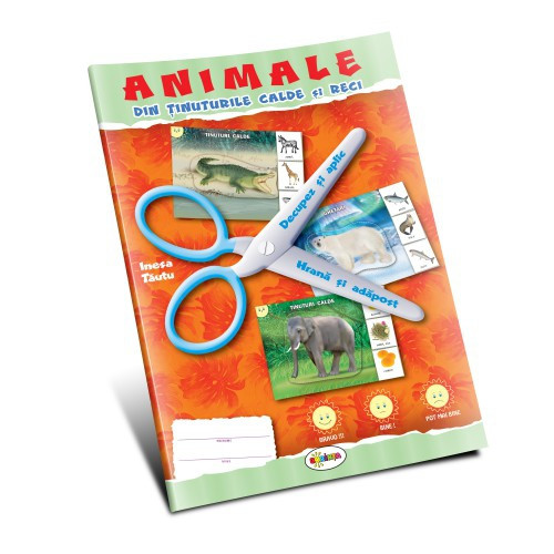 Animale din ținuturile calde și reci (cu foi detașabile)