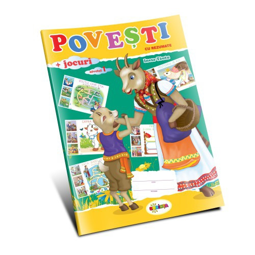 Povești. Nivelul 1 (cu foi detașabile)