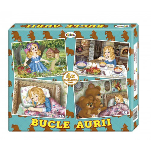 Puzzle Bucle aurii (4 imagini în cutie)