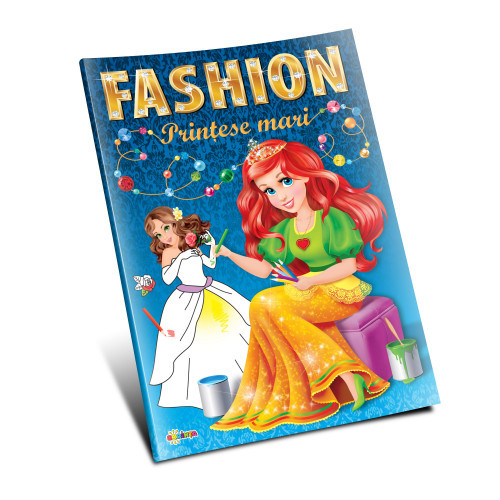 Marea carte de colorat. Prințese mari