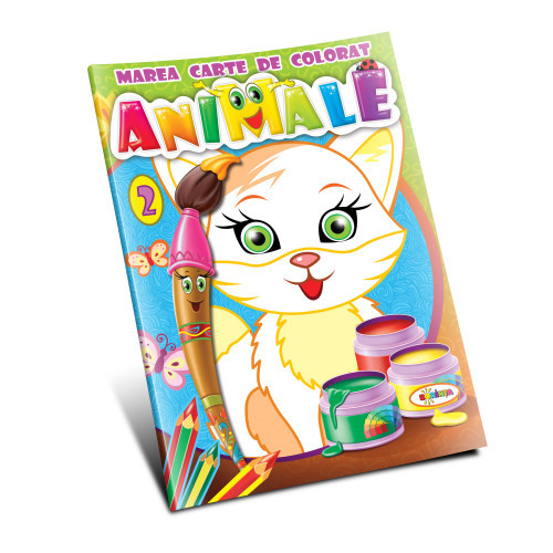 Marea carte de colorat. Animale vol.2