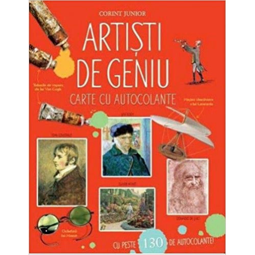 Artisti de geniu - Carte cu autocolante