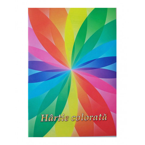 Hârtie colorată - 6 culori, 12 foi A4