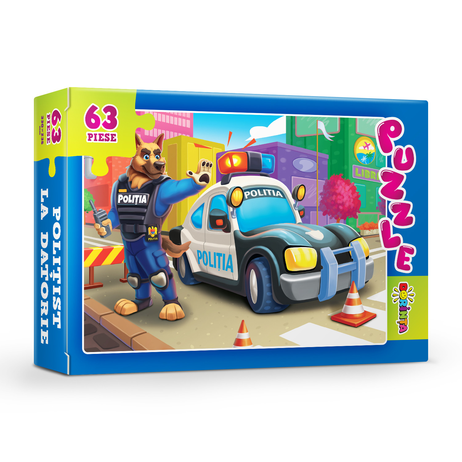 Puzzle 63ps. Polițist la datorie