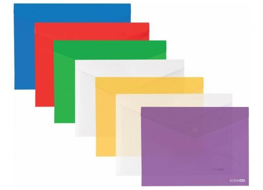 Mapa plic A4 Economix (plastic/Mix) E31301