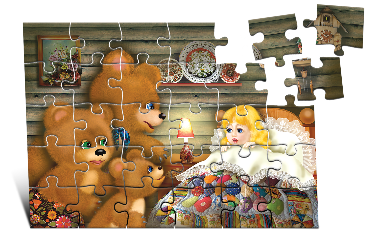 Puzzle Bucle de Aur 30ps.
