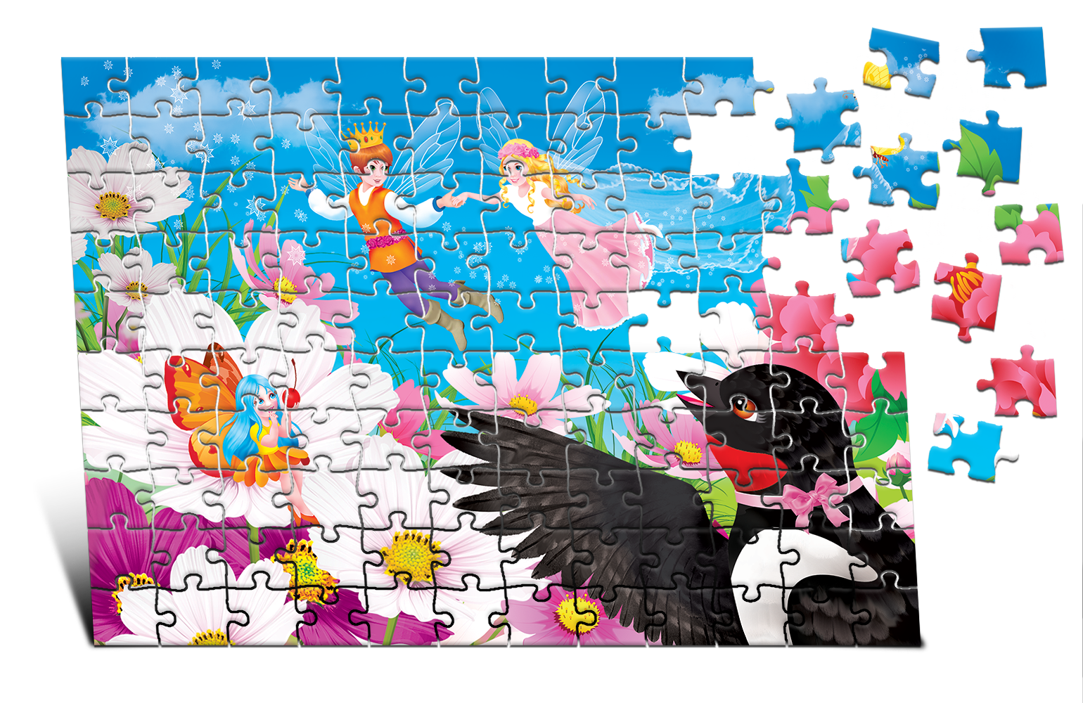 Puzzle Degețica 120ps.