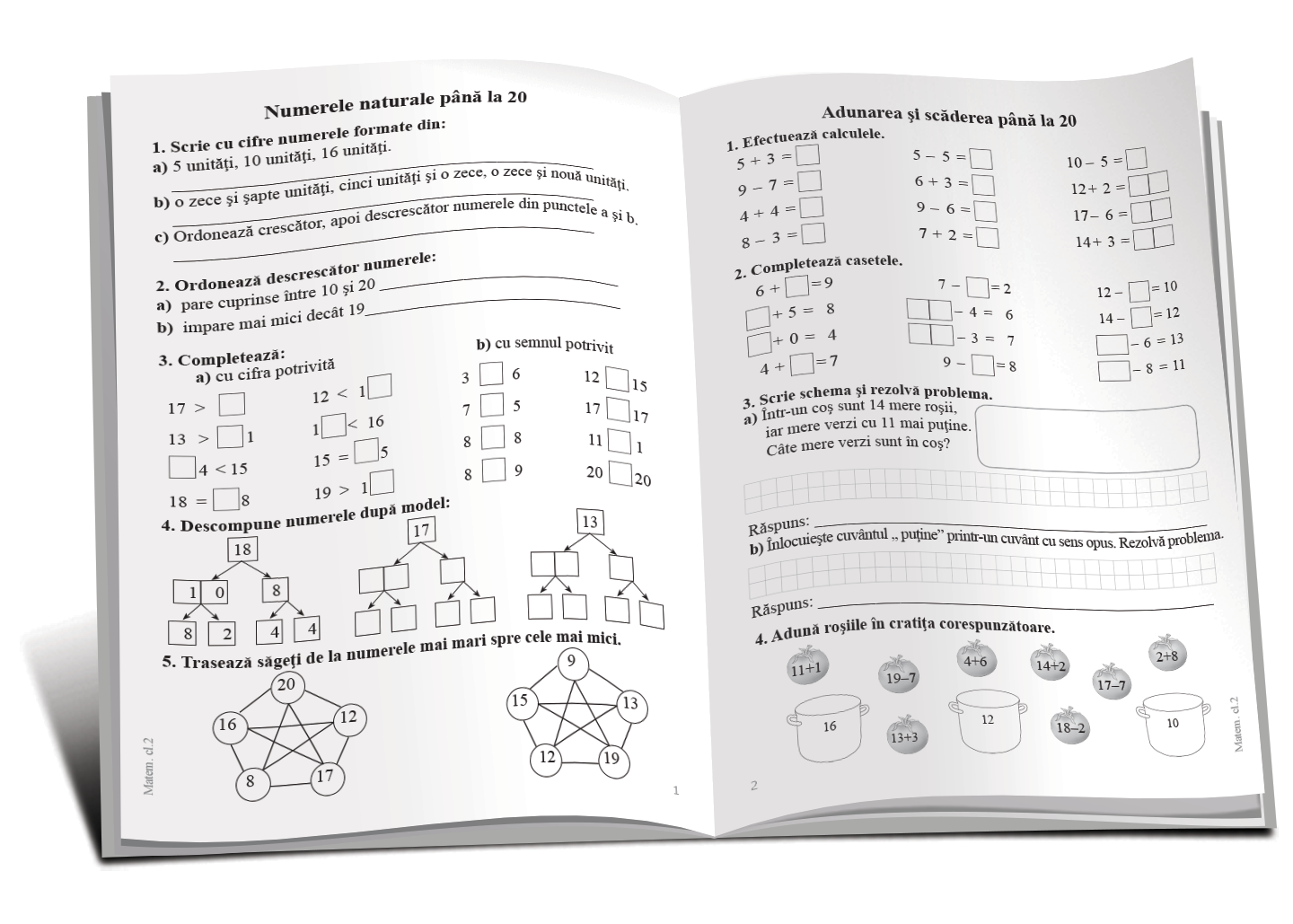 TEMA la Matematică cl.2