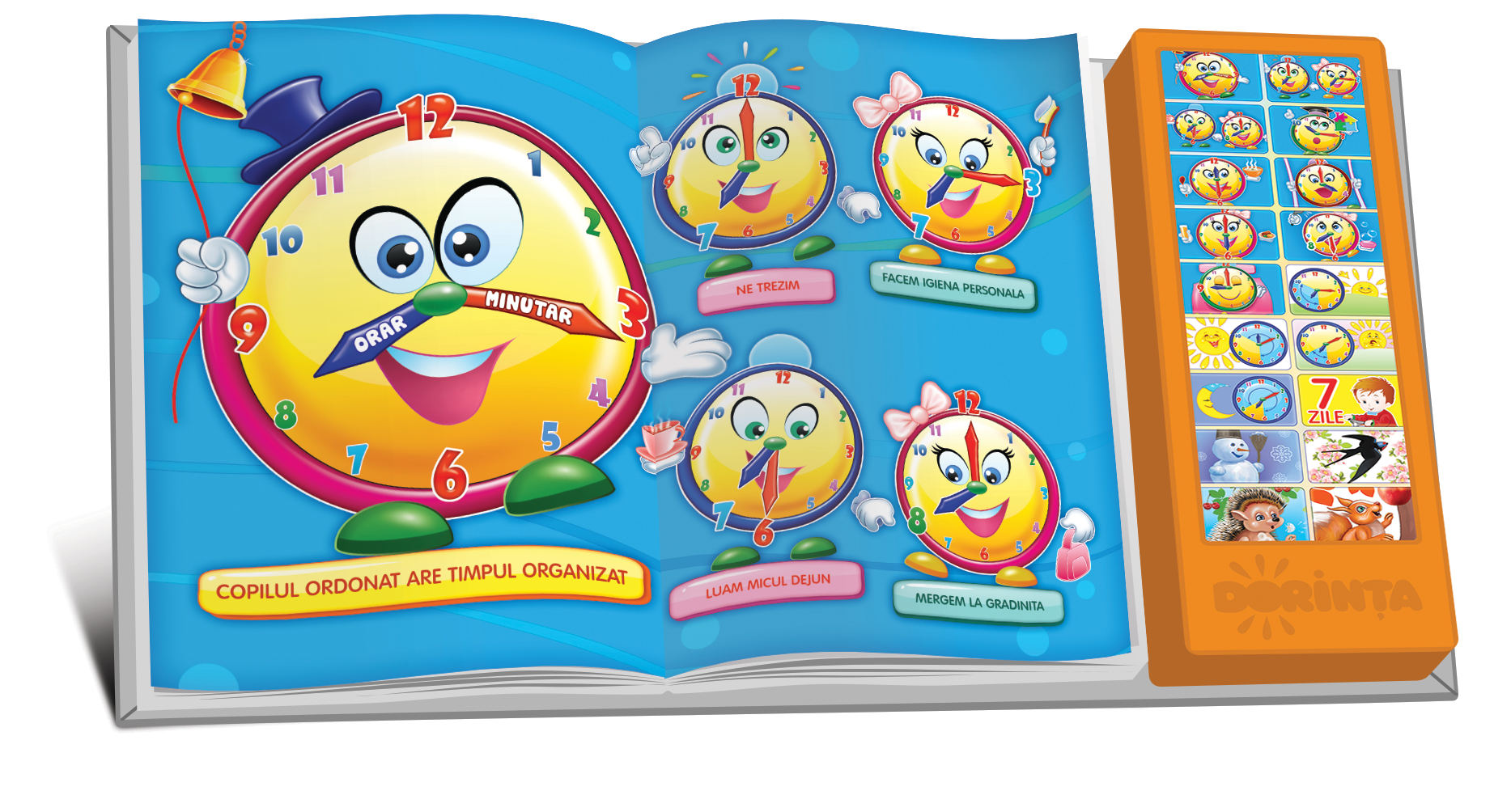 Carte cu sunete. Timpul + poezii