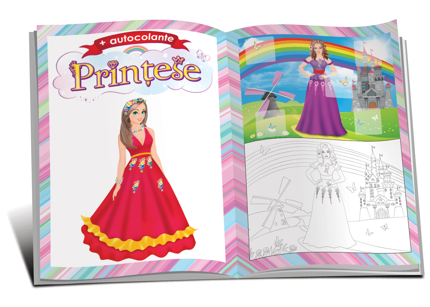 Prințese + Autocolante