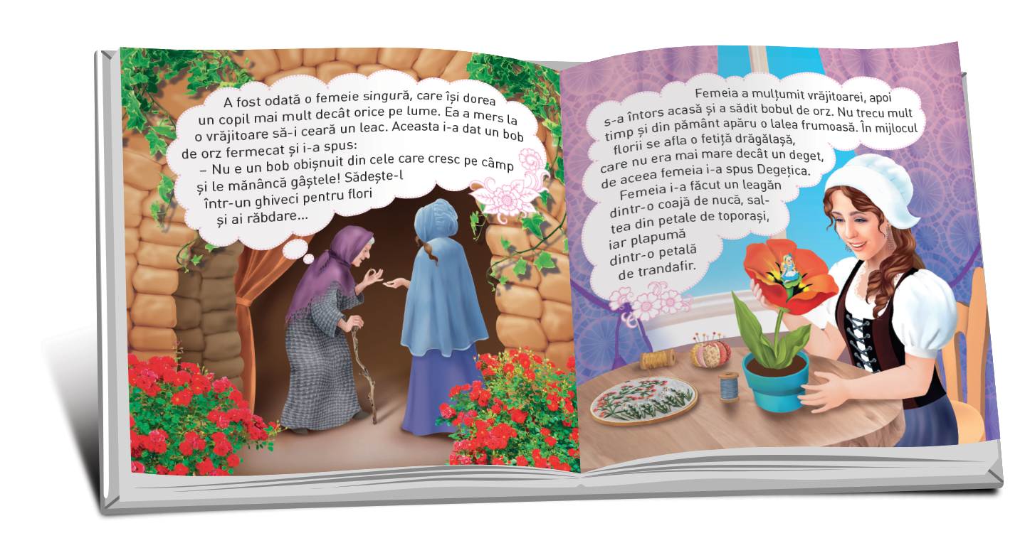 Cărți mici pentru pici. Degețica