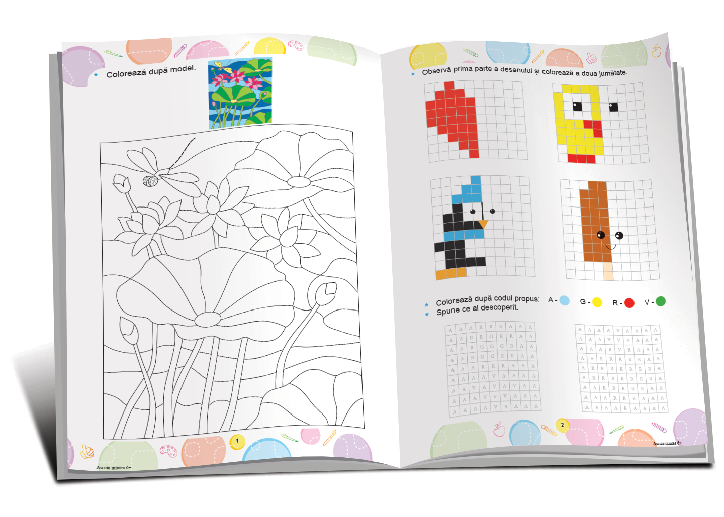 Marea carte. IQ start 6+ (70 autocolante)