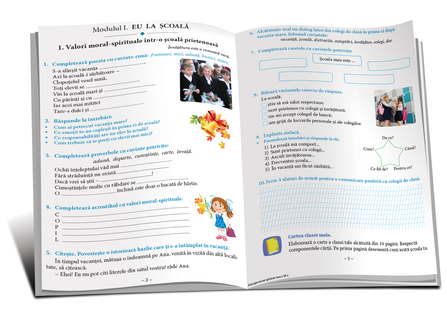 Educatia moral-spirituala: clasa 3-a