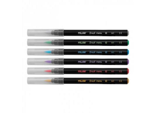 Carioci Milan 6cul. Brush metalice 0612606MET