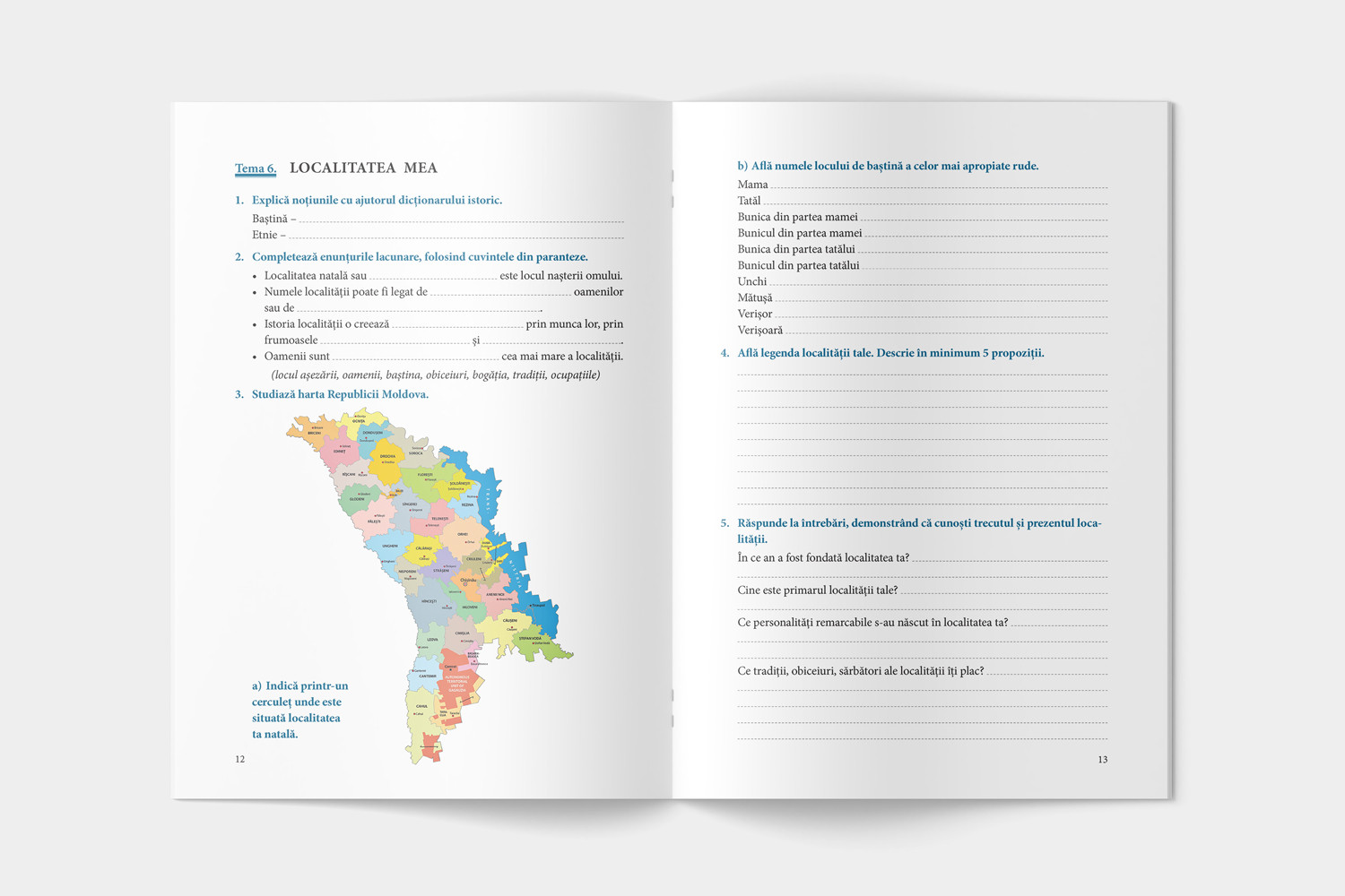 Istoria Românilor și Universală. Caietul elevului cl. a 4-a