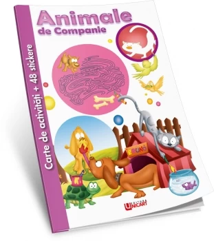Activități+stickere - Animale de companie