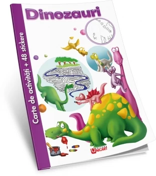 Activități+stickere - Dinozauri