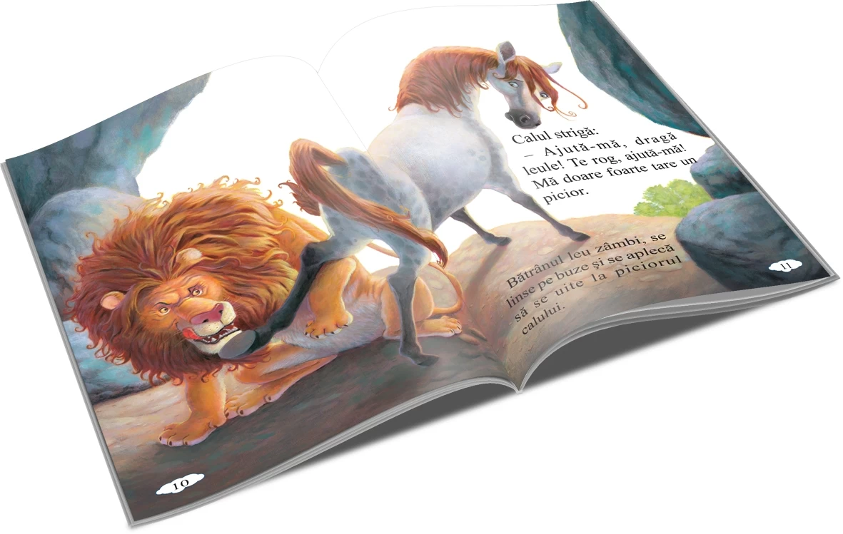 Povești cu tâlc - Calul și leul