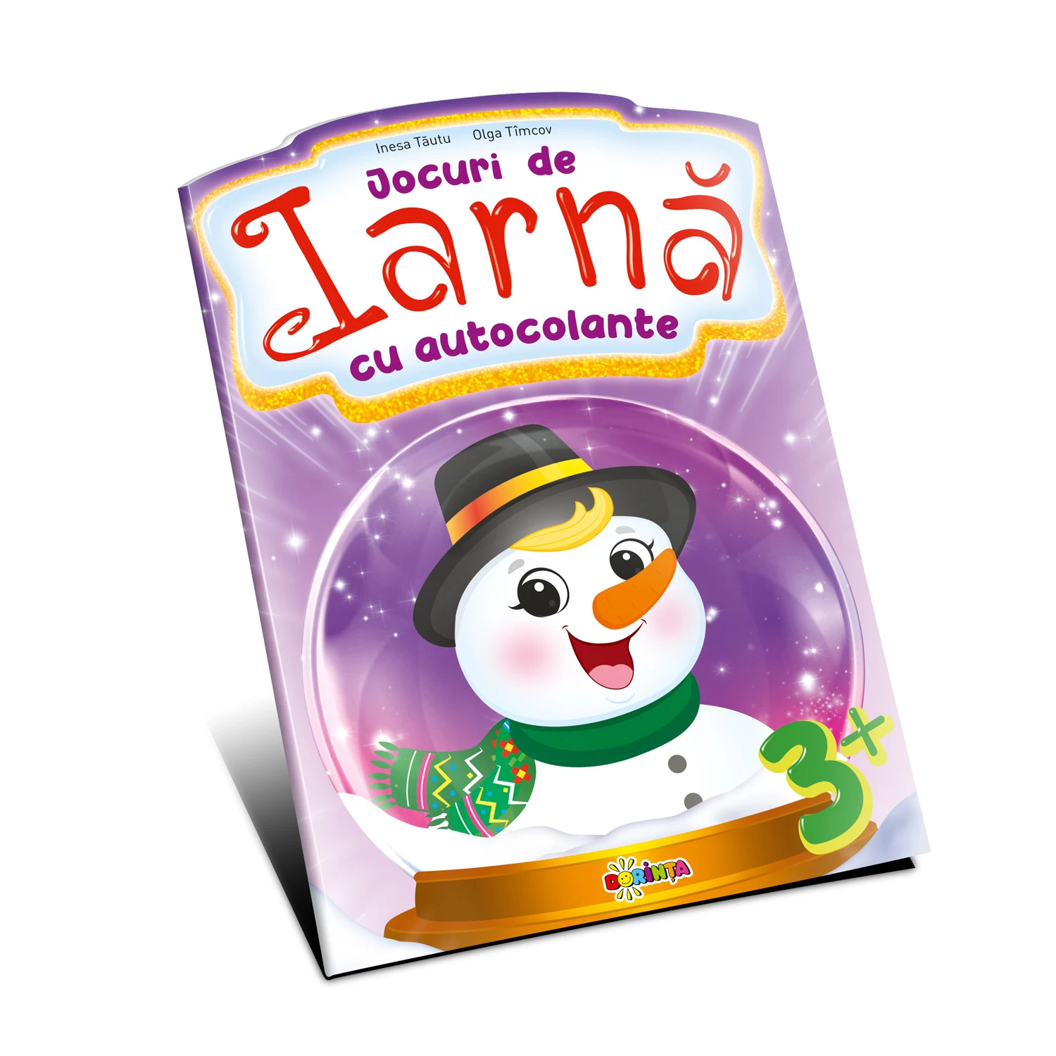 Jocuri de iarna, cu autocolante (3+)