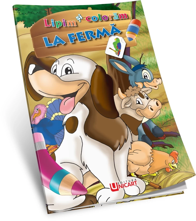 Lipim și colorăm - La fermă