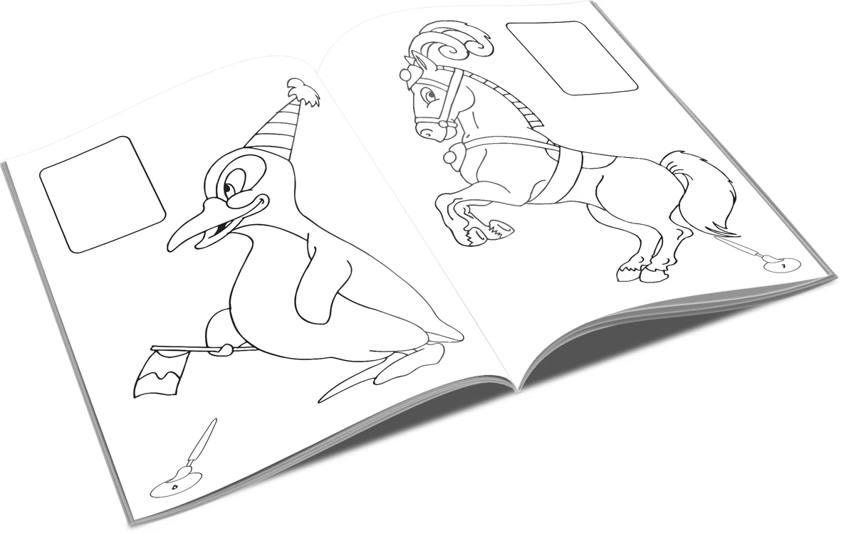 Lipim și colorăm - Hai la circ