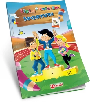Lipim și colorăm - Sporturi