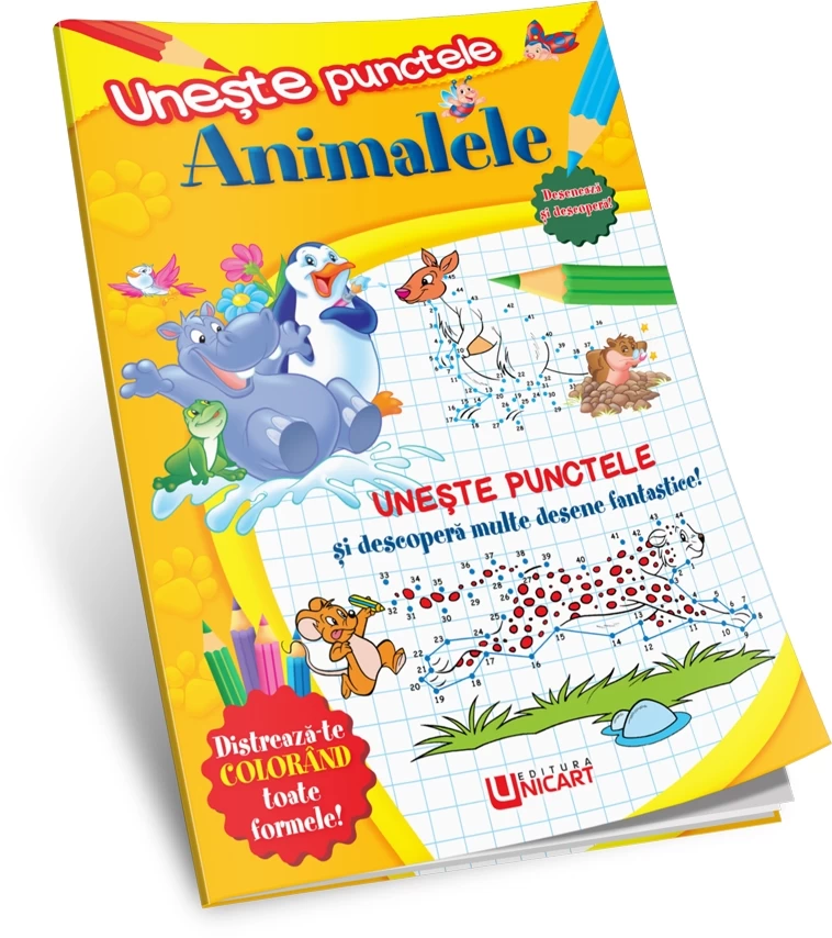 Unește punctele  - Animalele