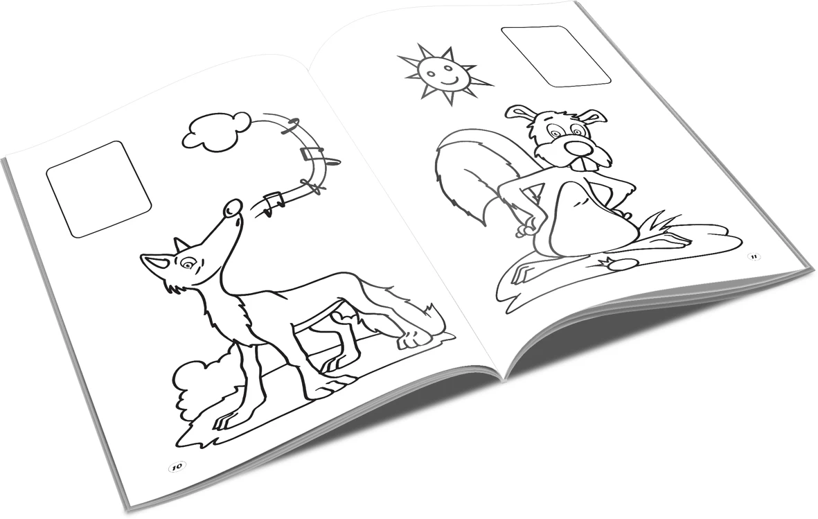 Lipim și colorăm - Grivei