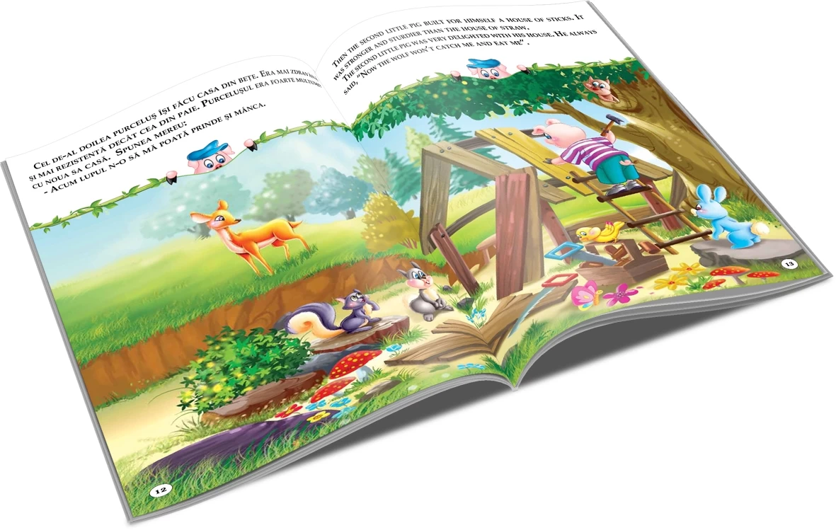 Cei trei purceluși - C.P. Bilingve