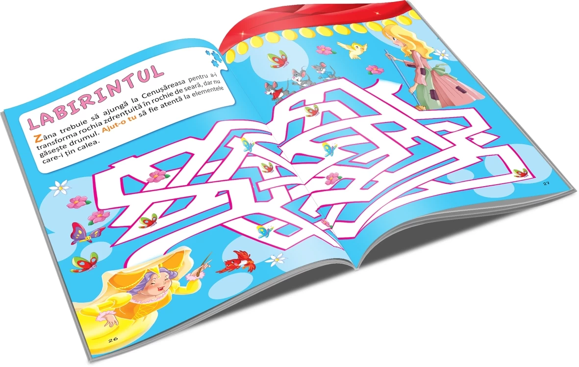 Joacă-te și citește cu Cenușăreasa