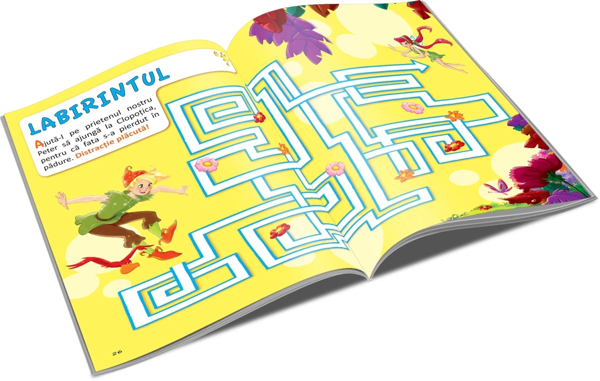 Joacă-te și citește cu Peter Pan și Clopoțica