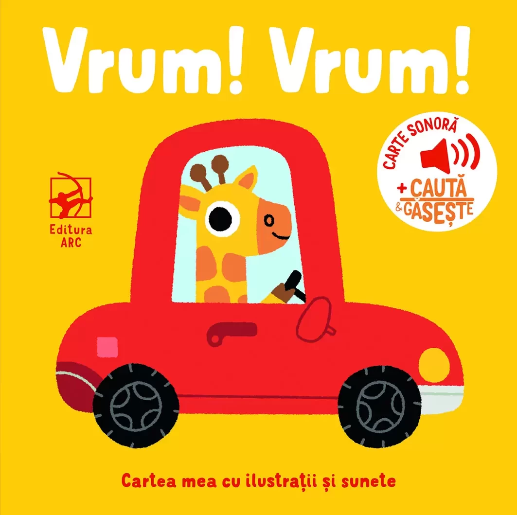 Vrum! Vrum! Carte sonoră + Caută & Găsește
