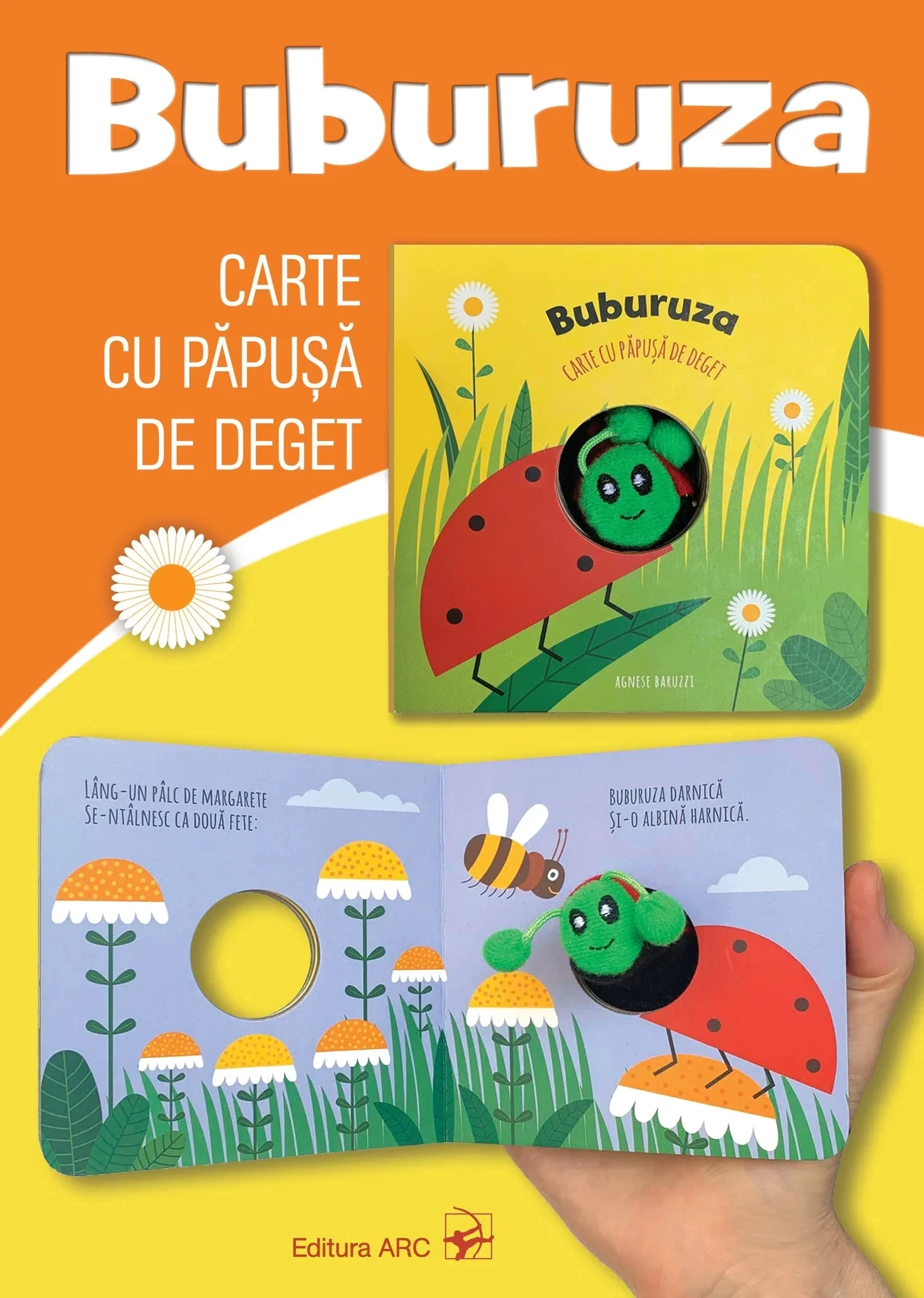 Buburuza. Carte cu păpușă de deget