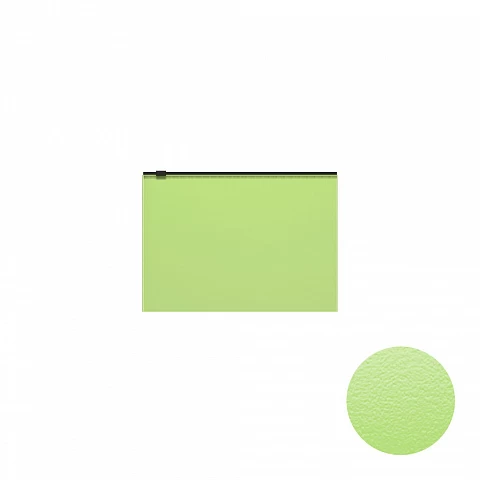 Mapa plastic C6 cu fermoar ErichKrause® Fizzy Neon,140 mcm, semitransparent, asortiment