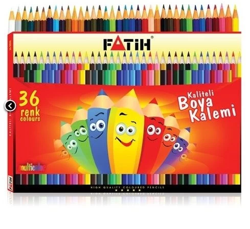 Creioane colorate 36 culori Fatih