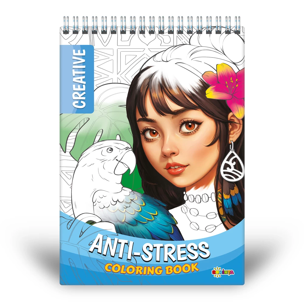 Anti-stress. Coloring book. Creativ