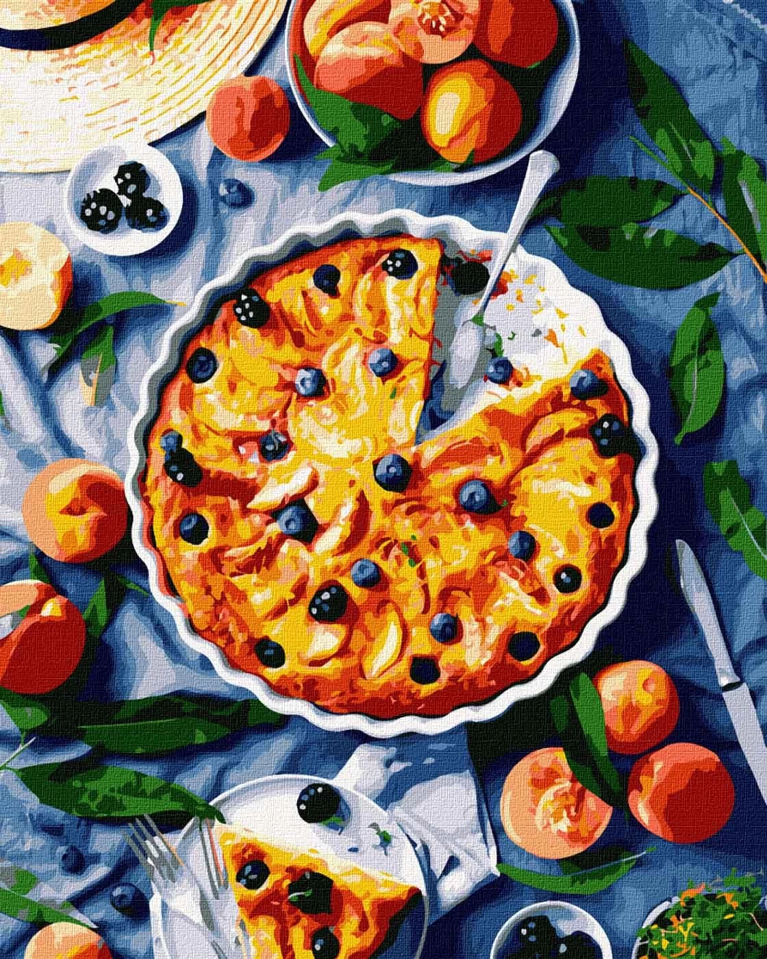 Tablou pe numere "Ispita piersicilor" 40x50 cm KHO5611