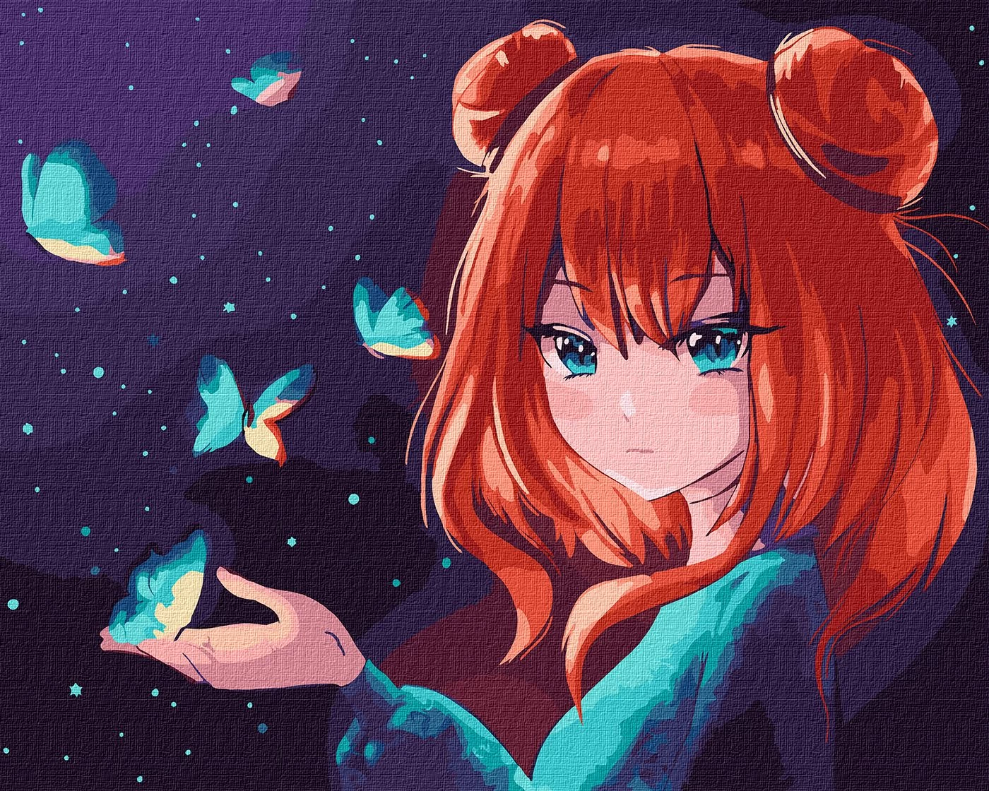 Tablou pe numere "Zbor de fluturi" 40x50cm KHO2579