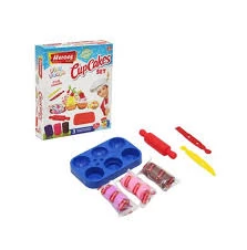 Pasta de modelat set 3 cul+9 forme Cup Cakes Heroes ERN-595