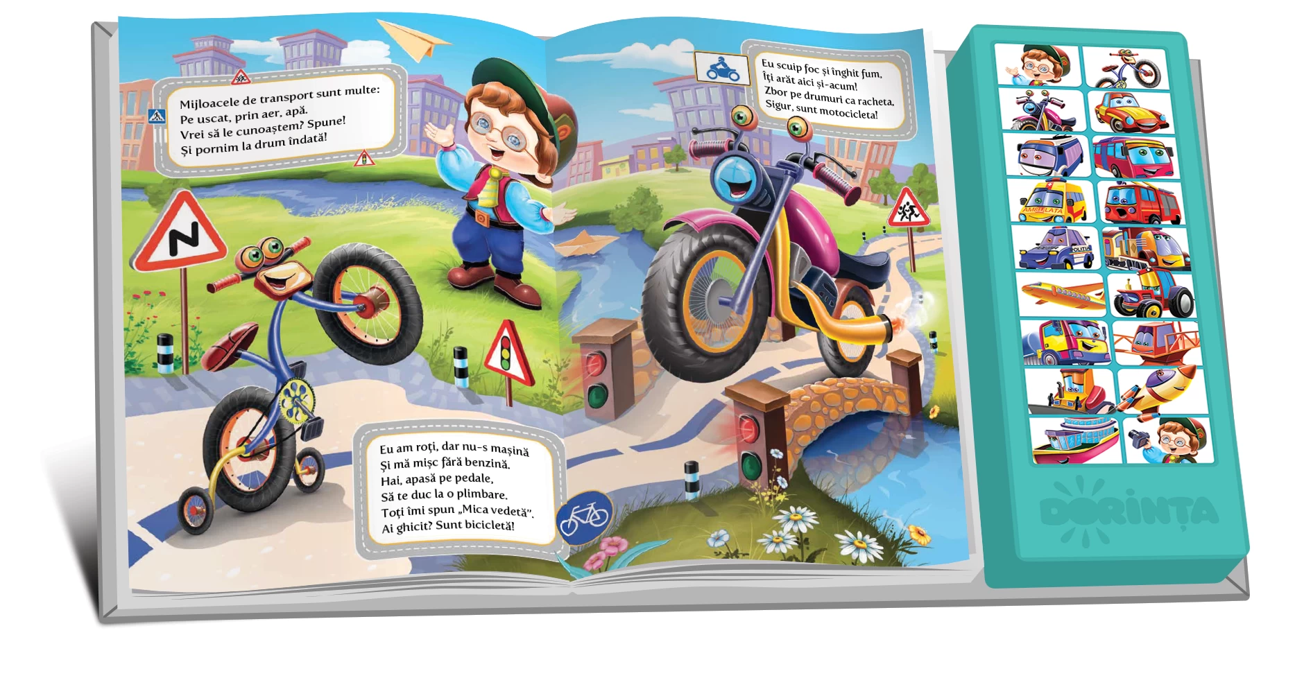 Carte cu sunete. Prima mea carte despre transport