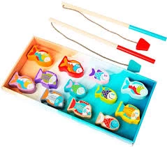 Joc din lemn"La pescuit"(14piese)