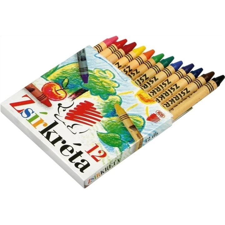 Creioane cerate Jumbo triangulare 12cul. Hedgehog ICO