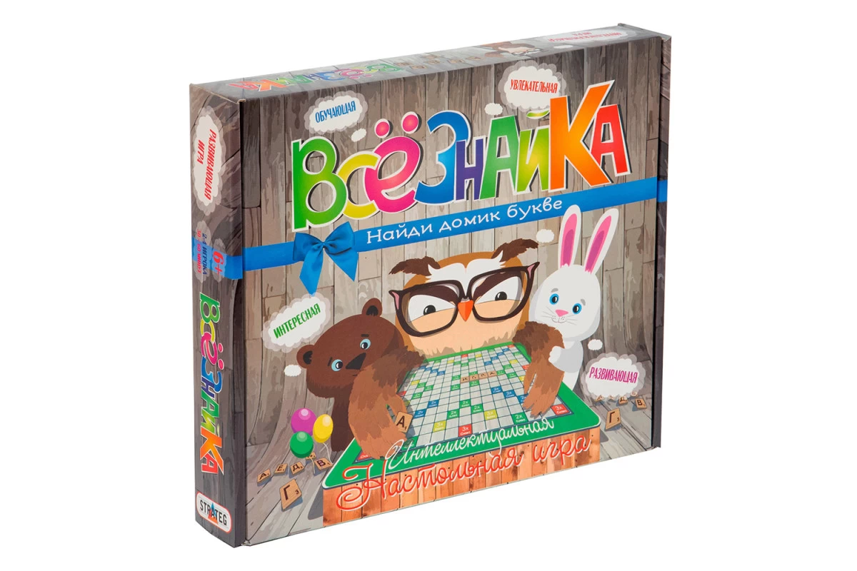 Joc educativ de masă. Всезнайка