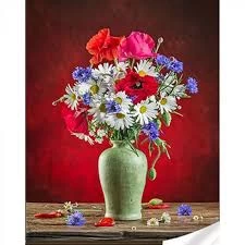 Mozaica cu Diamante 30x40 cm "Buchet Stralucitor"