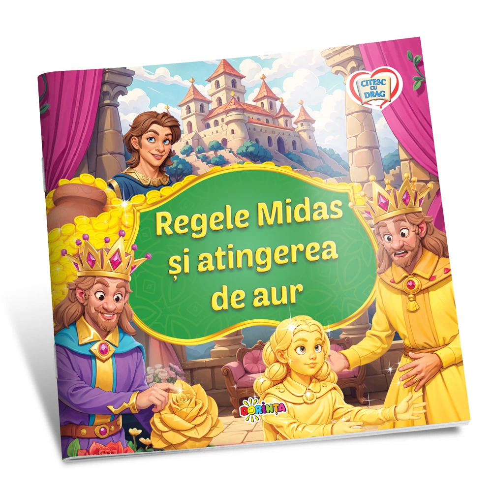 Citesc cu drag. Regele Midas și atingerea de aur
