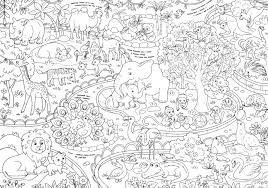 Единороги. Мегараскраска для малышей