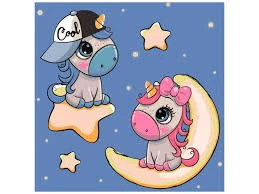 Tablou pe numere 30x30 cm "Plimbare Nocturna"