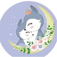 Tablou pe numere 30x30 cm "Regina cu Printesa"